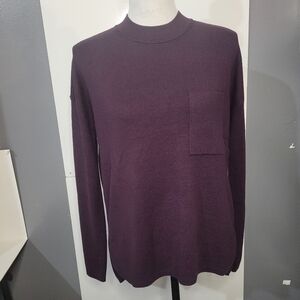 Banana Republic plum long sleeve sweater women size small
